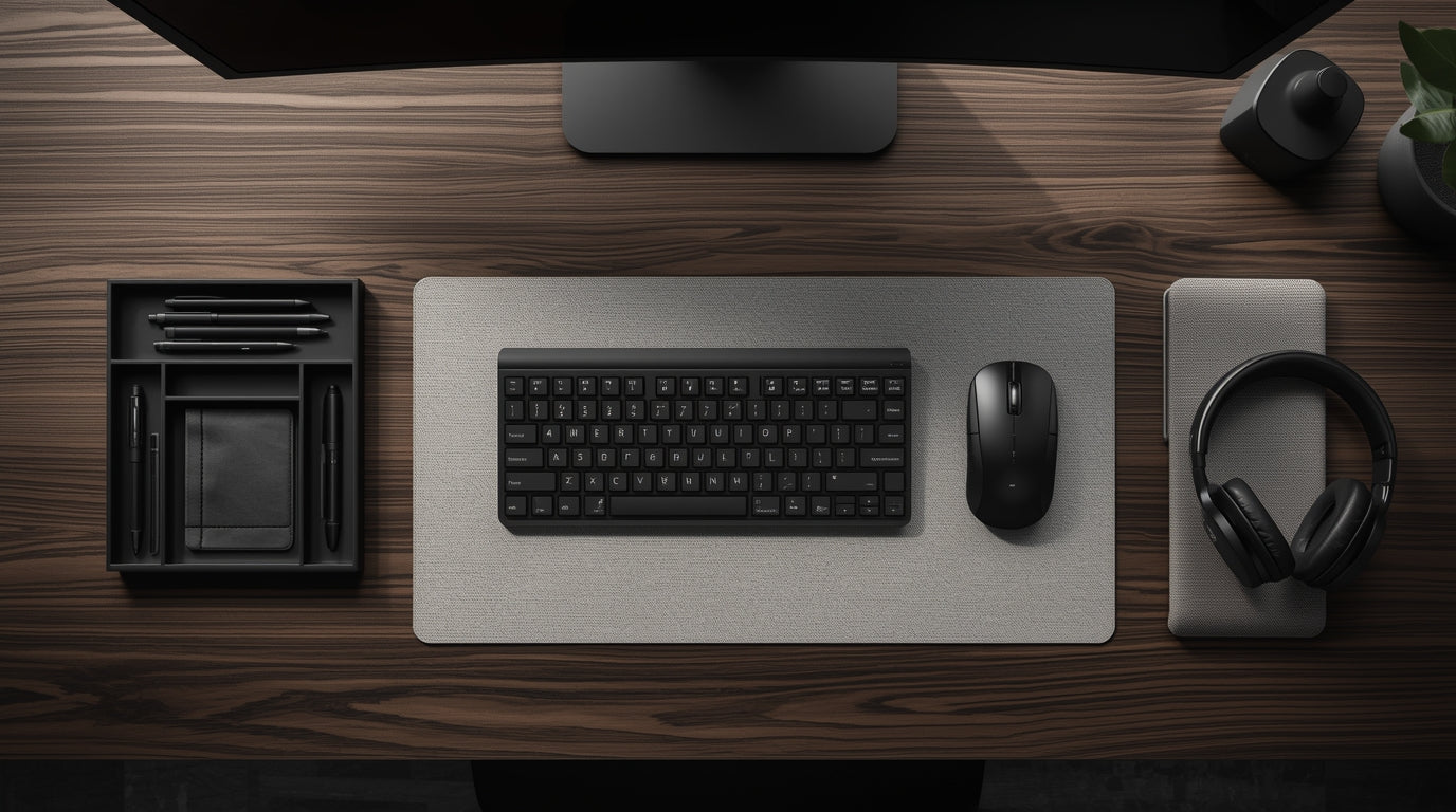 Kit Organizador de Mesa: O Guia para um Setup sem Caos e com Máximo Estilo