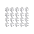 organizador de cabos cable clip n-sense neua clipe de cabos branco 20 unidades