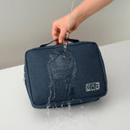 Case Organizadora de Acessórios e Cabos NEUA bolsa de cabos para viagem azul