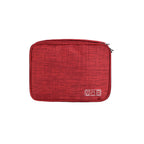 Case Organizadora de Acessórios e Cabos NEUA bolsa de cabos para viagem vermelha