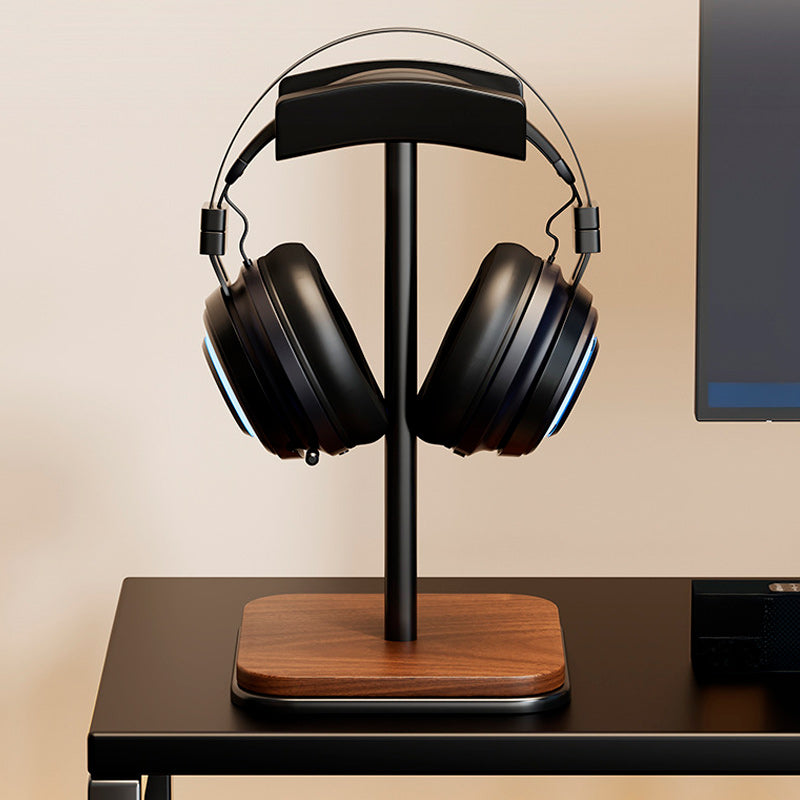 Suporte para Headset fone de ouvido  Domus N-Sense neua em madeira  acessório premium escritório