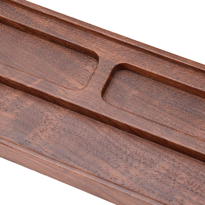 Descanso de Pulso e Organizador de Mesa Exclusive neua descanso de pulso em madeira e couro premium acessório ergonomia