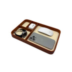 Bandeja Porta Objetos Tray - em Couro