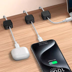 organizador de cabos cable clip n-sense neua clipe de cabos