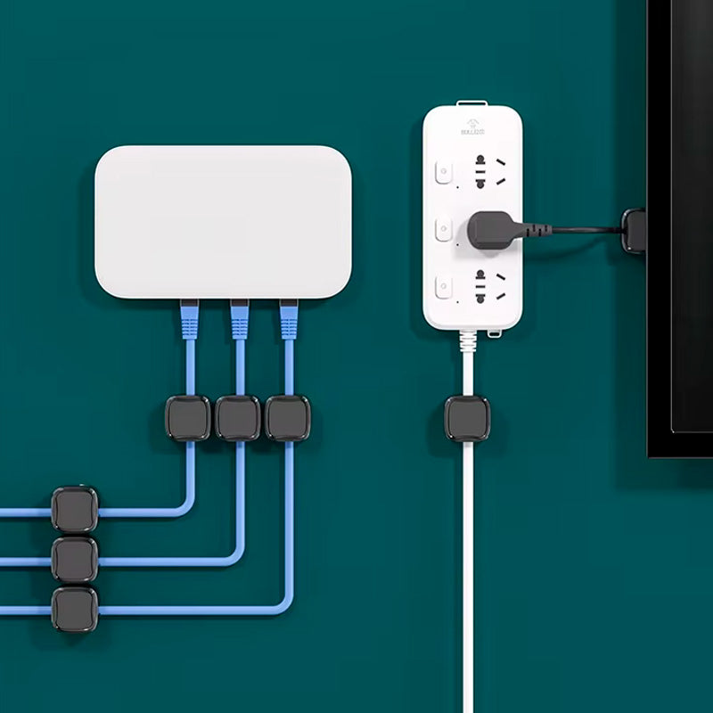 organizador de cabos cable clip n-sense neua clipe de cabos