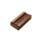 gaveta organizadora oculta embaixo da mesa neua exclusive madeira nogueira