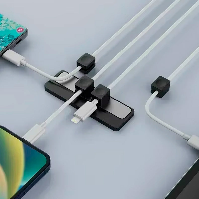 organizador de cabos preto magnético neua exclusive ímã 